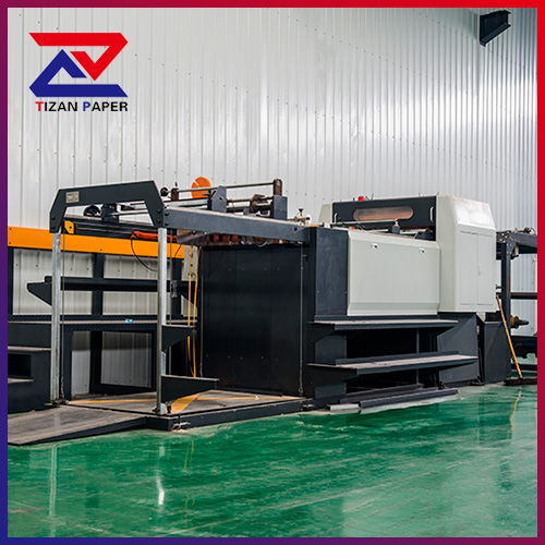 PE COATED PAPER IN SHEET CUT MACHINE
